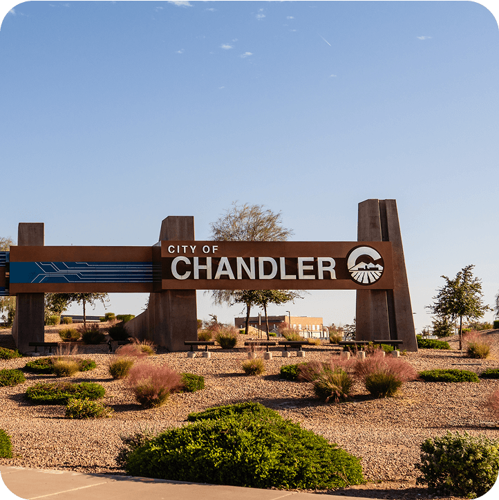 Chandler, Arizona sign