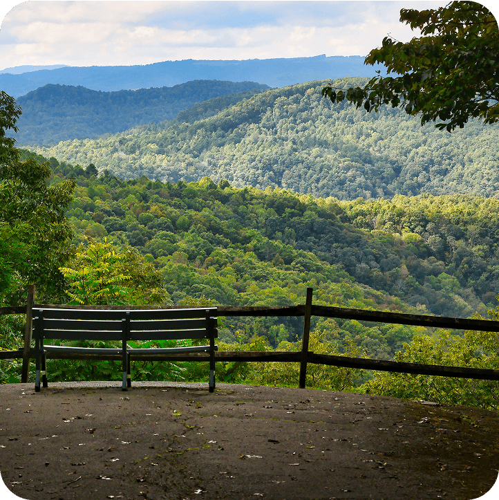 Bluefield rolling hills