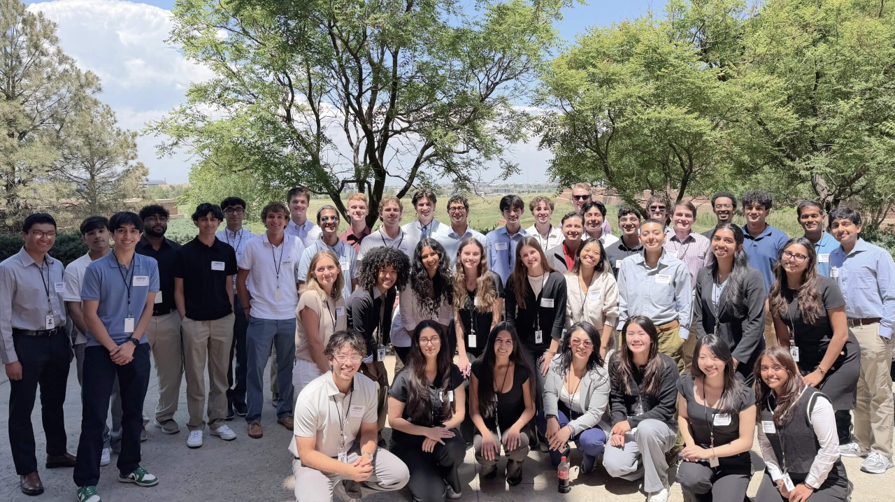 Group photo of our 2025 interns