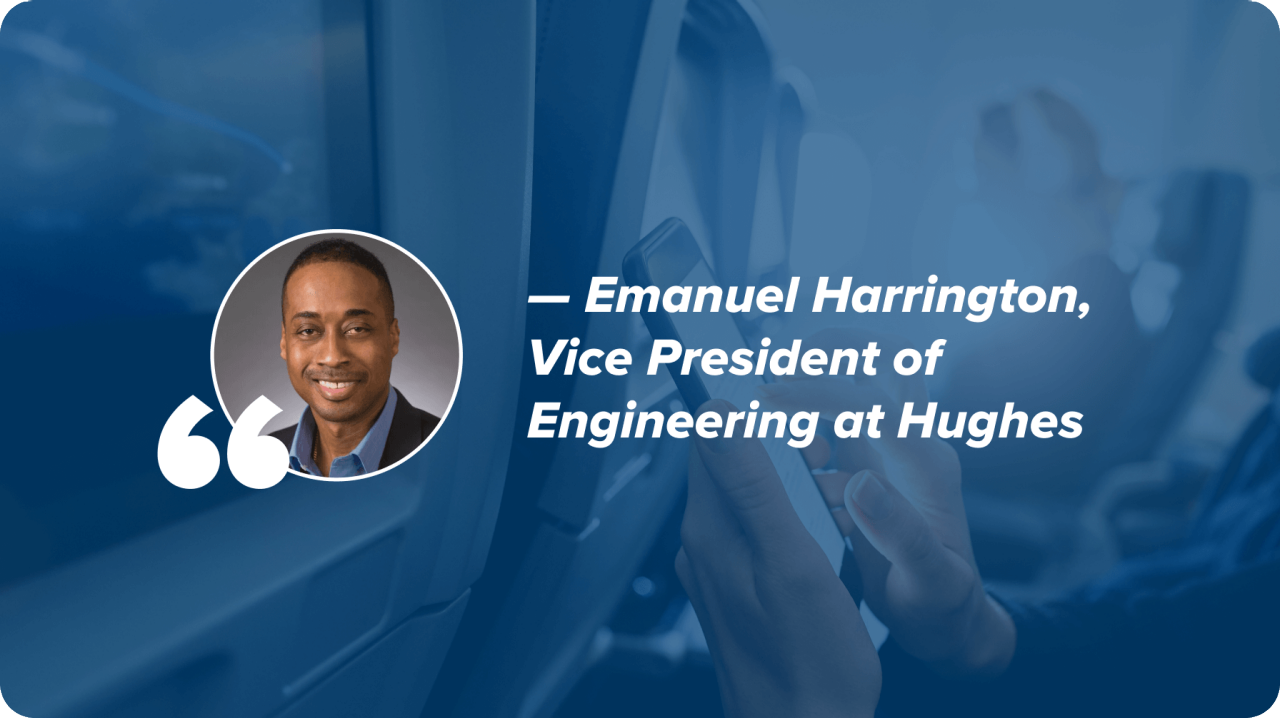 Mockup of headshot and pull quote from the author