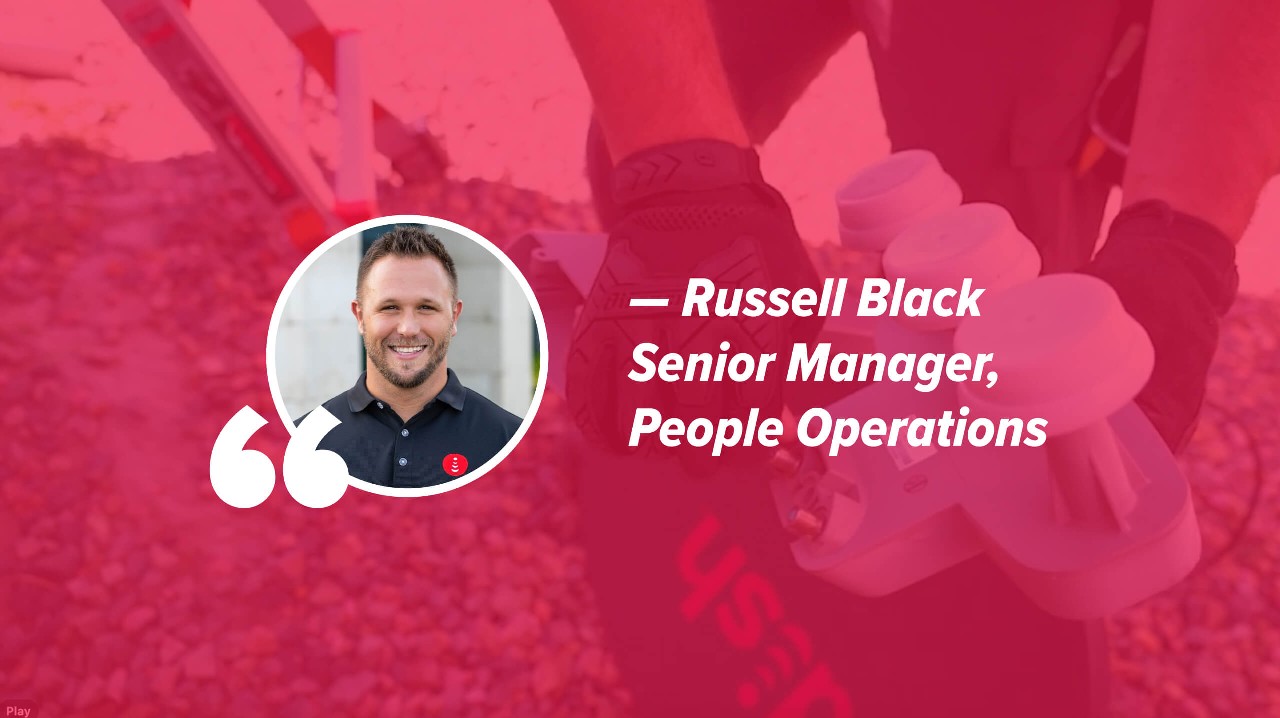 Mockup of headshot and pull quote from the author