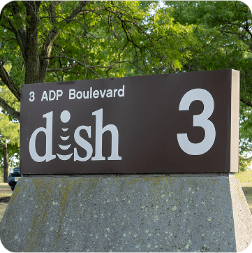 DISH sign in Roseland, NJ